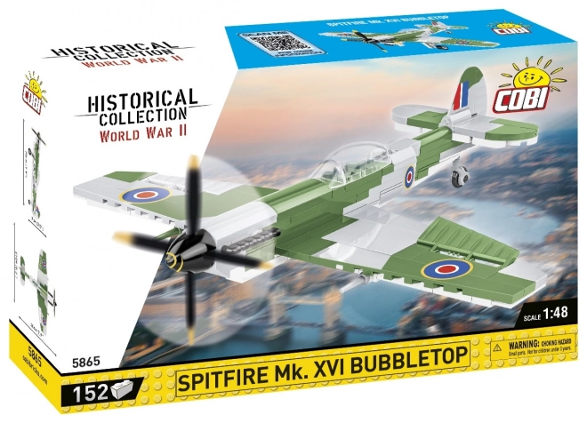 Cobi Spitfire Mk. XVI Bubbletop repülőgépmodell