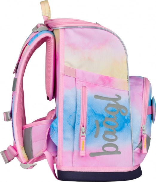 3 darabos BAAGL Zippy plus Rainbow Unicorn szett: iskolatáska, tolltartó és zsák