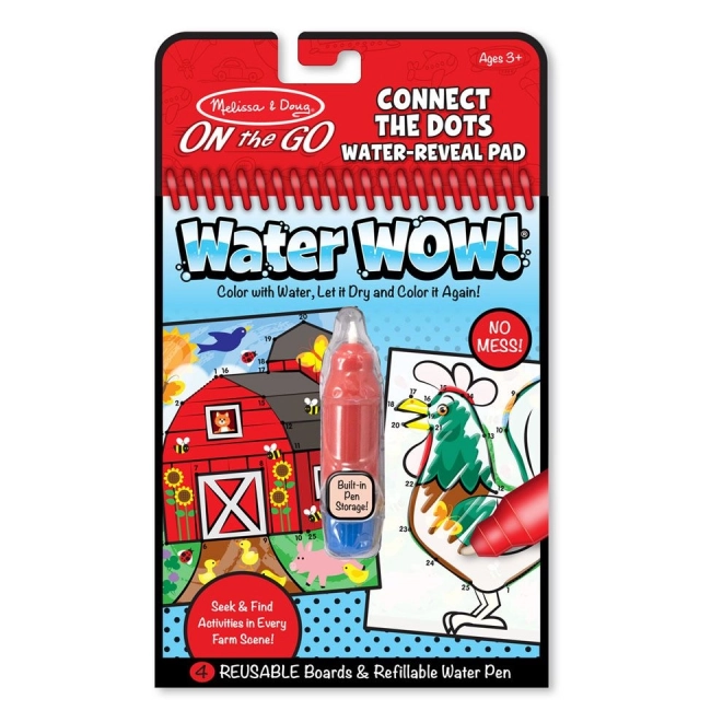 Water Wow színező kötött pontokkal