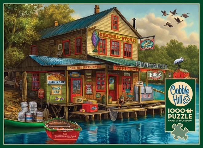 Obchod Bob's Beer & Bait puzzle 1000 darab