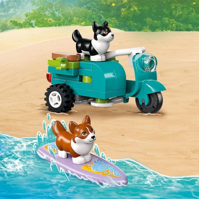 Lego Friends Kaland Szörfös Kutyákkal És Robogóval