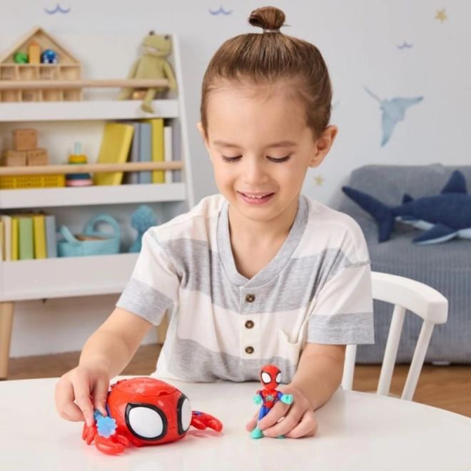 Hasbro Pókember figura és csodálatos jármű