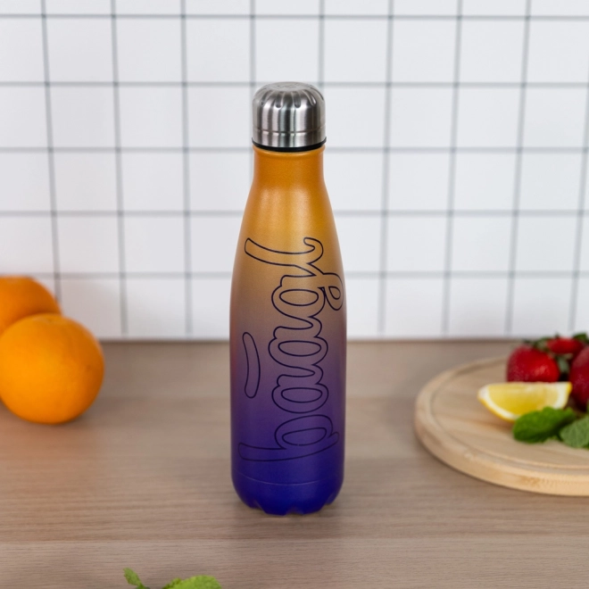 Sárga-lila termosz 500 ml