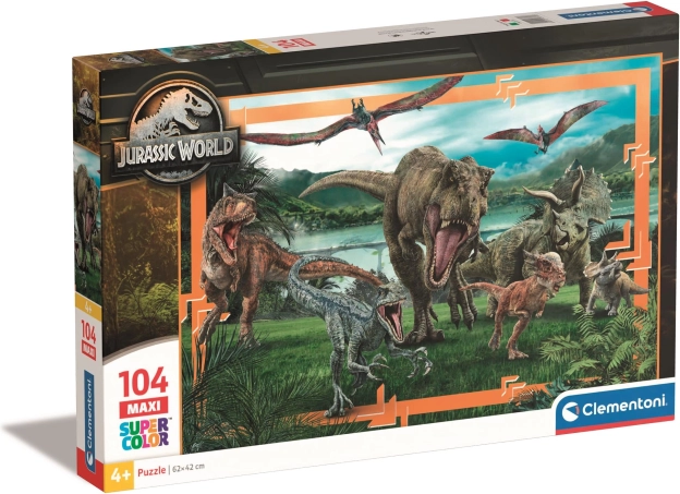 Puzzle Maxi 104 darabos Jura Világa