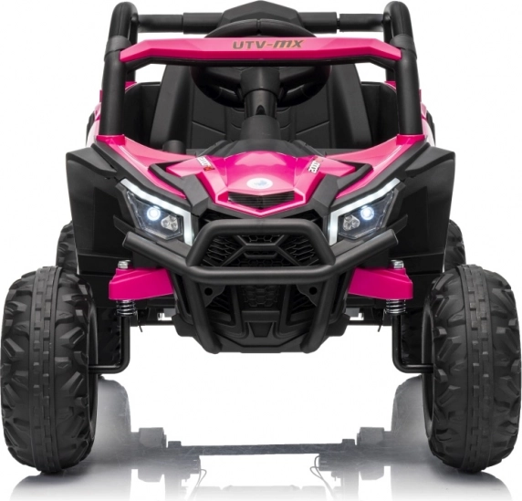 Gyermek elektromos autó Buggy Madman UTV-MX rózsaszín