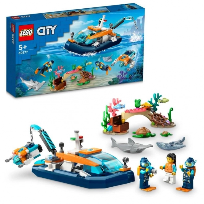 búvárhajó felfedező LEGO City