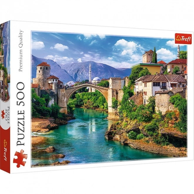 Trefl puzzle Mostar régi híd 500 darabos