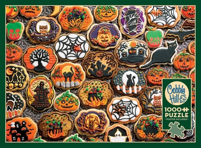 Halloweeni sütemények puzzle 1000 darabos - Cobble Hill