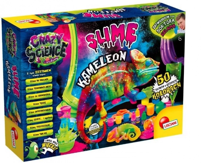 Crazy Science kaméleon slime tudományos készlet