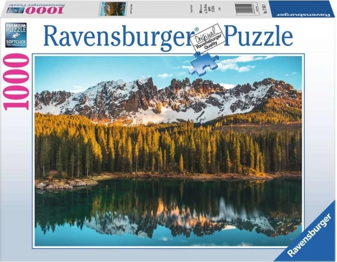 Ravensburger Jezero Karersee puzzle Itáliában 1000 darabos