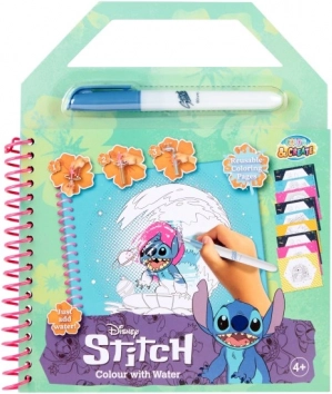 Festés vízzel Stitch mintával