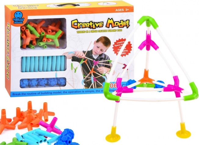 Kreatív építőkészlet 4M Sticks gyermekeknek