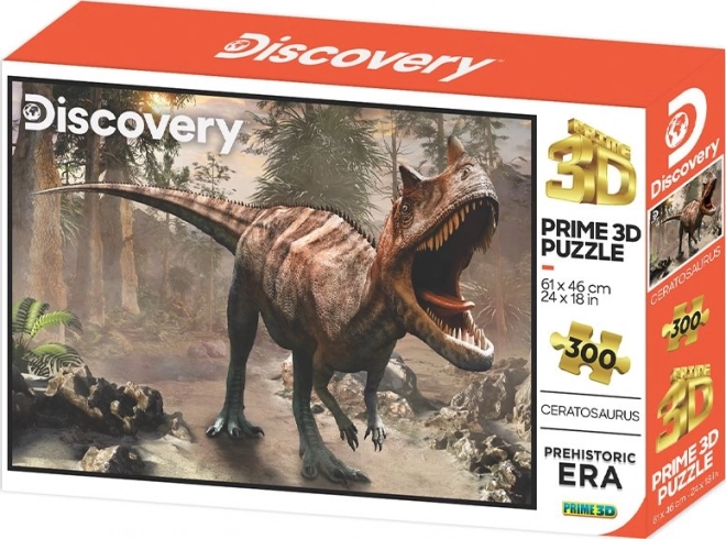 Ceratosaurus 3D Puzzle - 300 Darabos