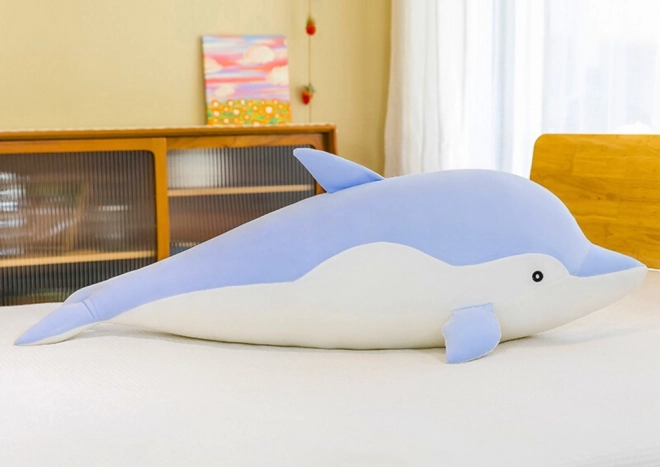 Kék plüss delfin 30 cm