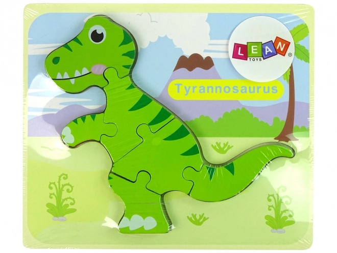 Dinoszauruszos fa puzzle gyerekeknek