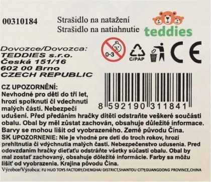 Ugráló felhúzható fogak 5 cm, különböző színekben