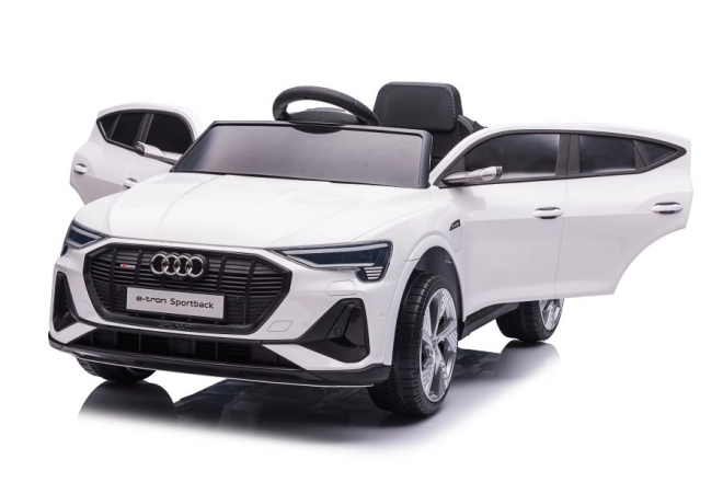 Audi E-Tron Akkumulátoros autó fehér QLS-6688