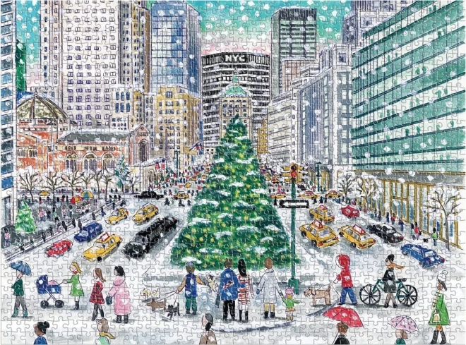 Galison Téli Park Avenue Puzzle 1000 Darabos