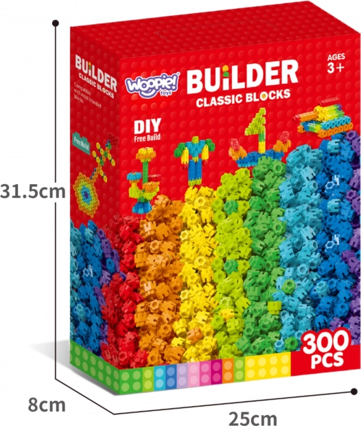 Woopie Kreatív Építőkockák 300 db