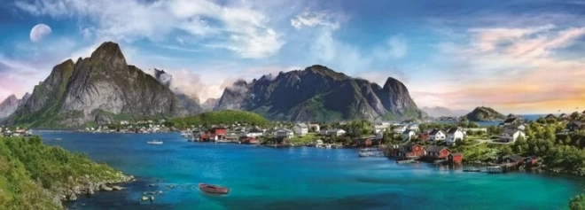 Panoráma puzzle Lofoten Norvégia 500 darab