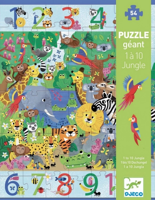 DJECO Dzsungel puzzle 54 darab