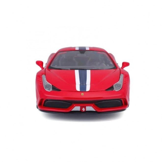 Bburago Ferrari 458 Speciale piros kisautó