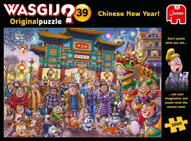 Jumbo Puzzle Wasgij 39: Kínai újév 1000 darab