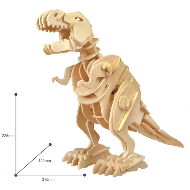 Rokr 3D fa puzzle sétáló T-Rex