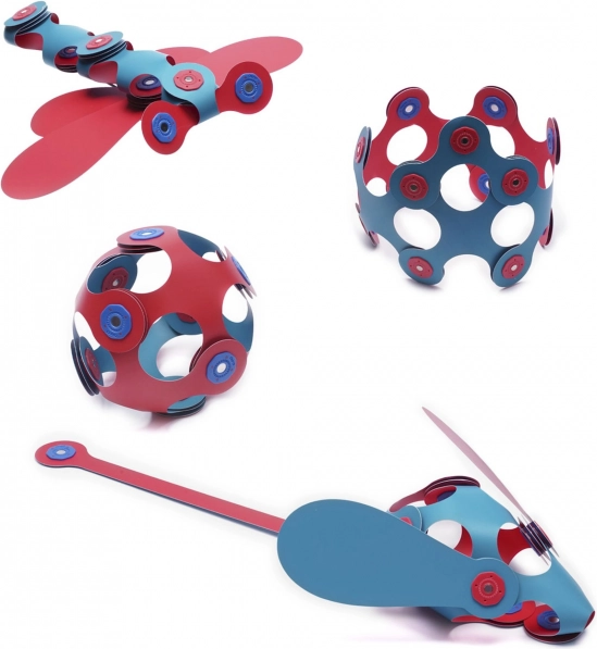 Magnetikus építőjáték Itsy Flamingo és Türkiz
