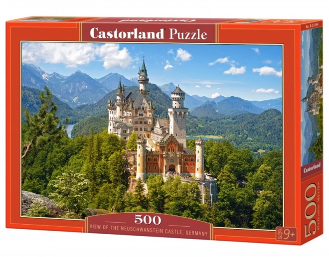 Neuschwanstein kastély panoráma 500 darabos puzzle