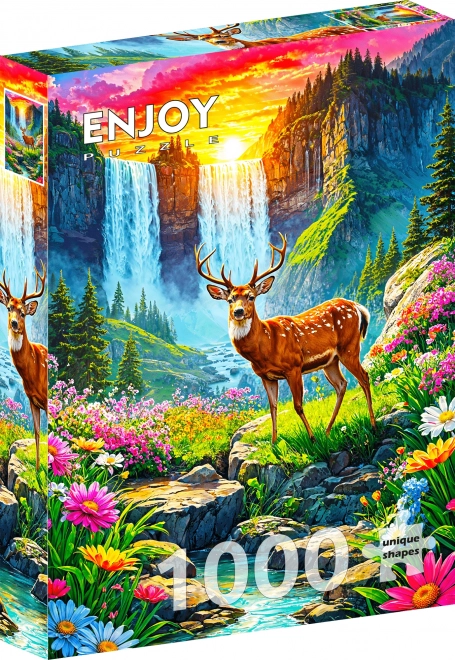 Élvezze a puzzle Szarvasok paradicsoma 1000 darab