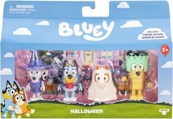Bluey Figurák - Álarcosbál 4 csomag