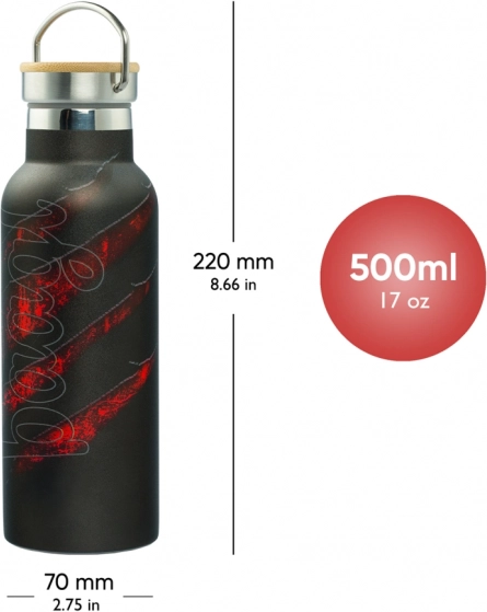 Termopalack bambusz fedéllel Láva 500 ml