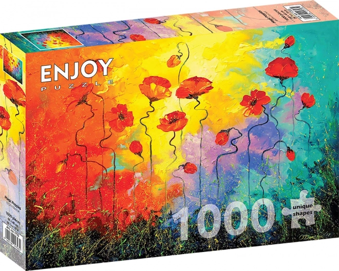 Élvezd Puzzle Elvarázsolt Pipacsok 1000 darabos