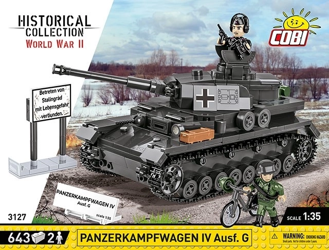 Panzerkampfwagen IV Ausf. G építőkocka készlet