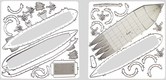 Metal Earth 3D puzzle Graf Zeppelin léghajó