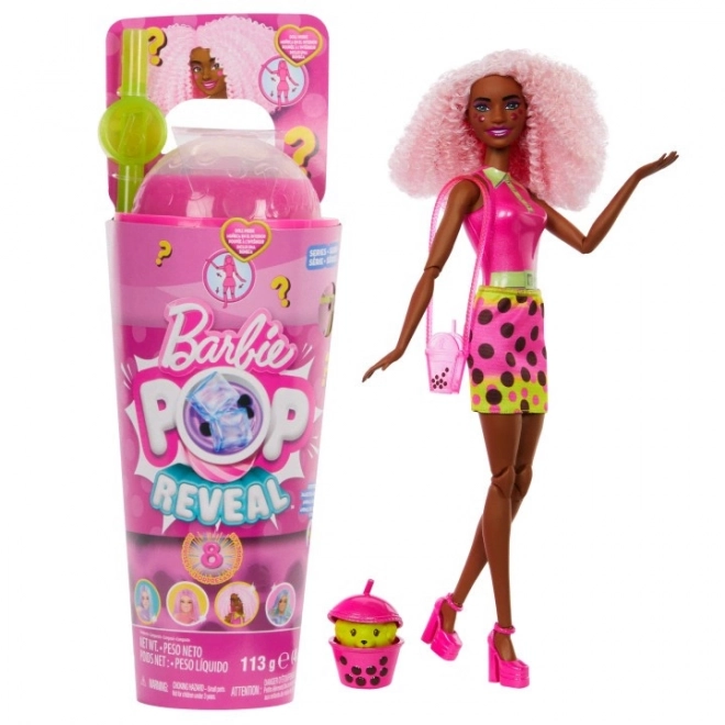 Barbie Pop Reveal divatbaba áfonya bubble tea sorozat