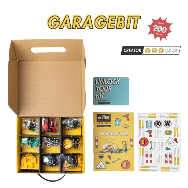 A OffBits GarageBit kreatív építőkészlet