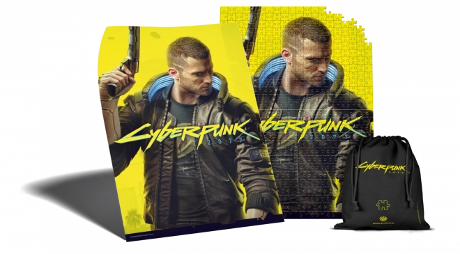 Cyberpunk 2077 - keyart férfi V puzzle 500 darabos