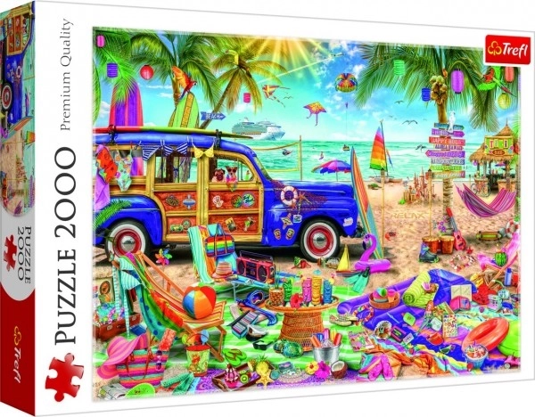 Tropikus nyaralás puzzle 2000 darabos