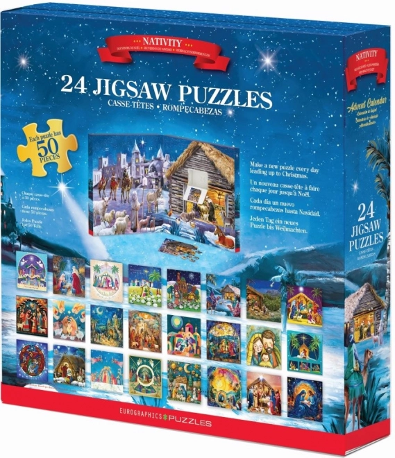 Adventi naptár puzzle: Jézus születése