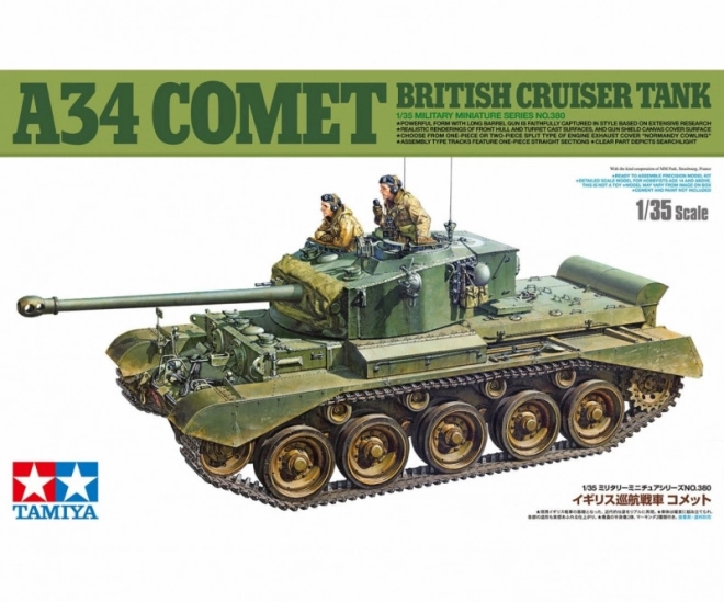 Brit cirkáló harckocsi A34 Comet 1/35 makett