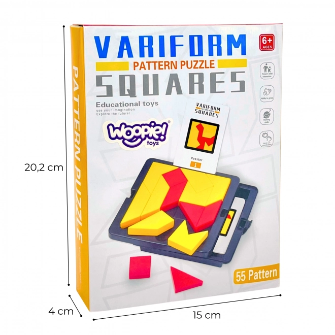 Tangram Logikai Zsebjáték a WOOPIE-tól
