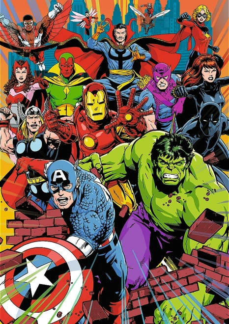 Marvel hősök puzzle 1000 darabos prémium minőség