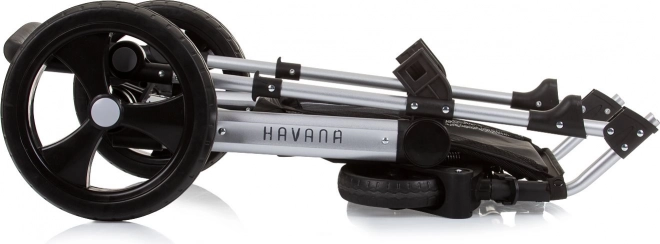 CHIPOLINO Kombinált babakocsi HAVANA 2in1 Obszidián – Ezüst