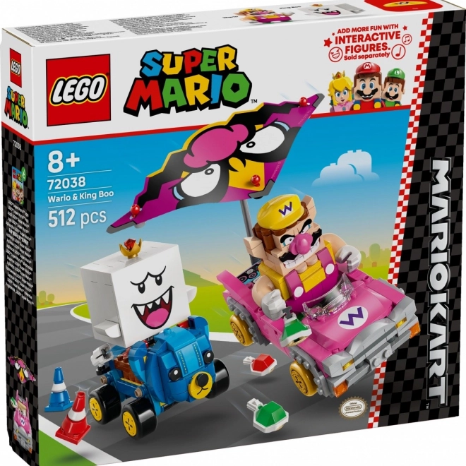 LEGO Super Mario Mario Kart - Wario és King Boo építőjáték