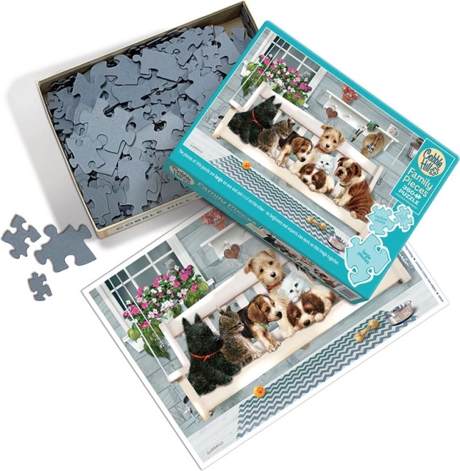 Családi puzzle Verandai barátok 350 darabos