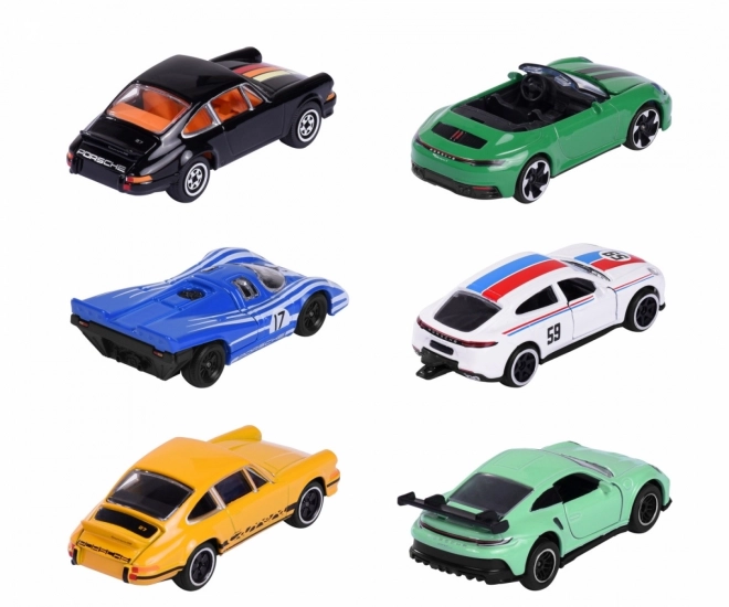 Majorette Porsche prémium autók - 6 féle