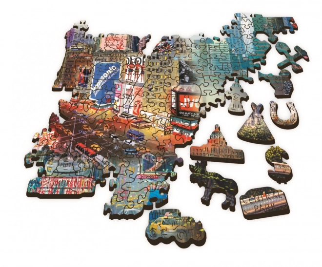 Trefl fa puzzle New York kollázs, 1000 darabos