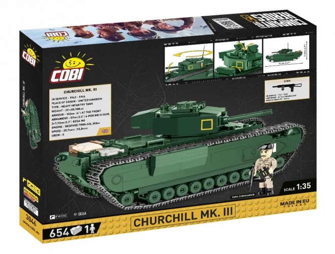 Churchill Mk. III építőkészlet